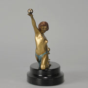 "Deco Dancer" - Art Deco Bronze - Hickmet Fine Arts 