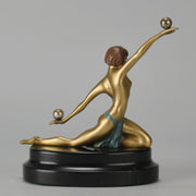 "Deco Dancer" - Art Deco Bronze - Hickmet Fine Arts 