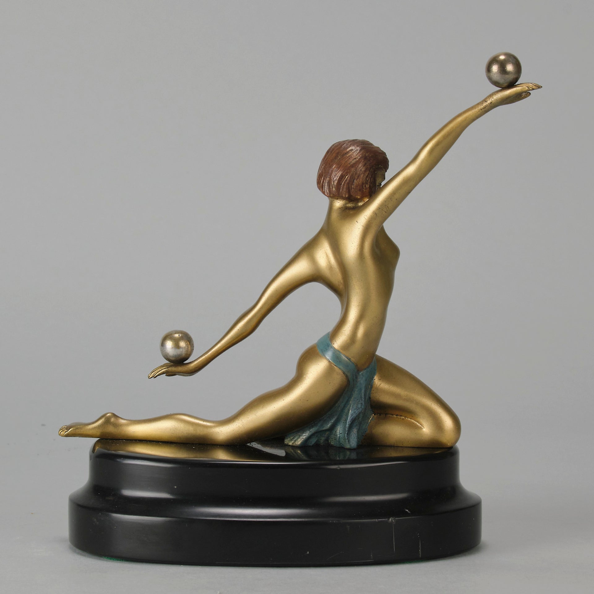 "Deco Dancer" - Art Deco Bronze - Hickmet Fine Arts 