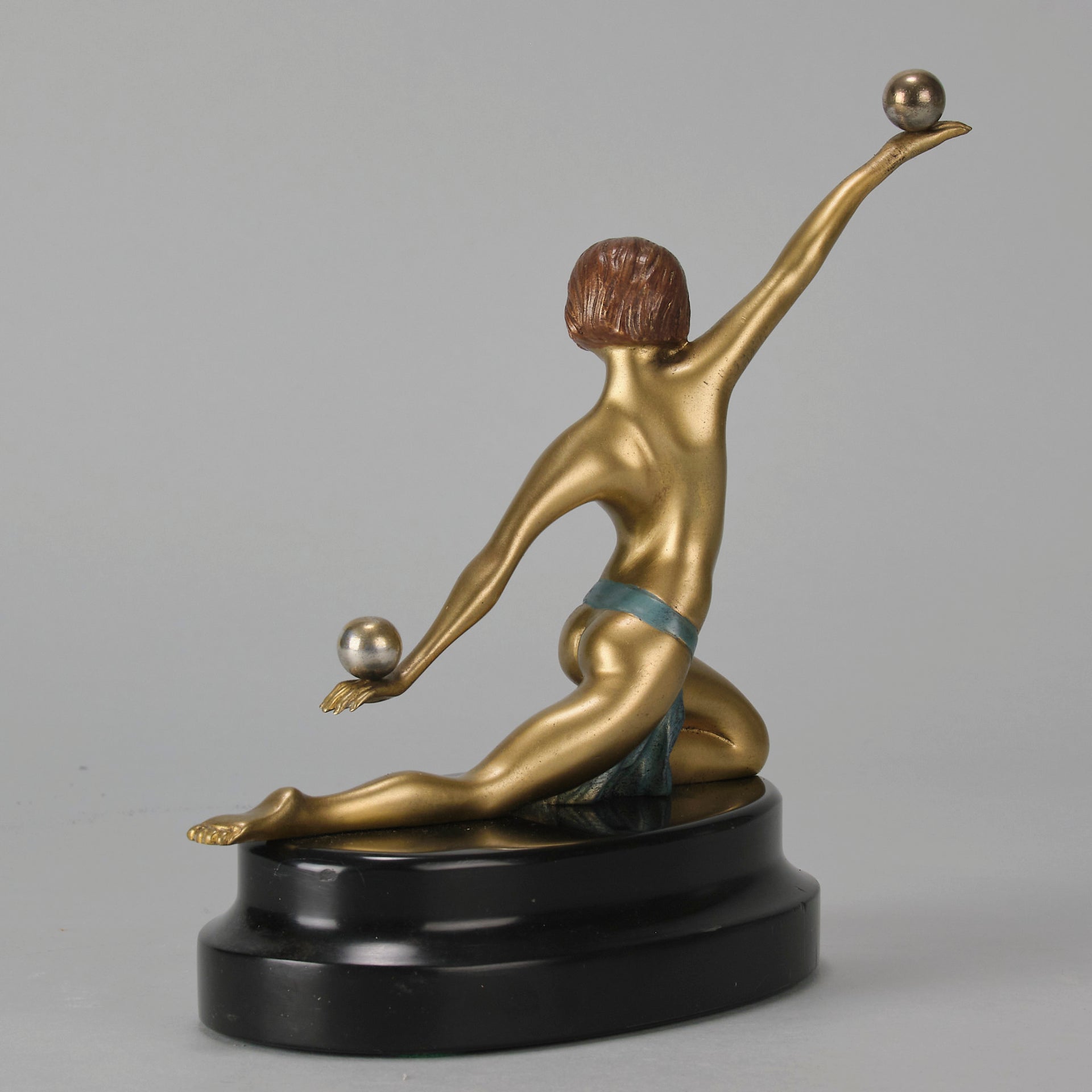 "Deco Dancer" - Art Deco Bronze - Hickmet Fine Arts 
