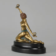 "Deco Dancer" - Art Deco Bronze - Hickmet Fine Arts 