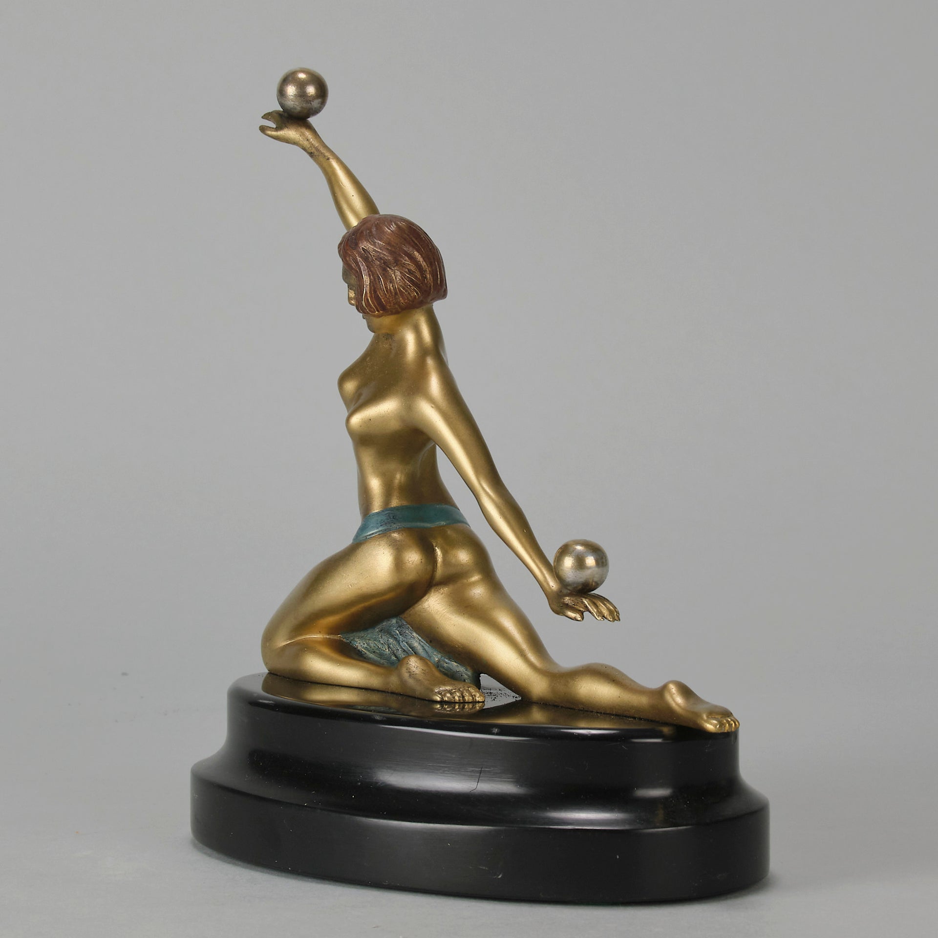 "Deco Dancer" - Art Deco Bronze - Hickmet Fine Arts 