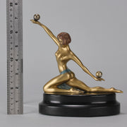 "Deco Dancer" - Art Deco Bronze - Hickmet Fine Arts 
