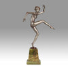 Josef Lorenzl bronze art deco dancer - Antique Bronze -  Hickmet Fine Arts