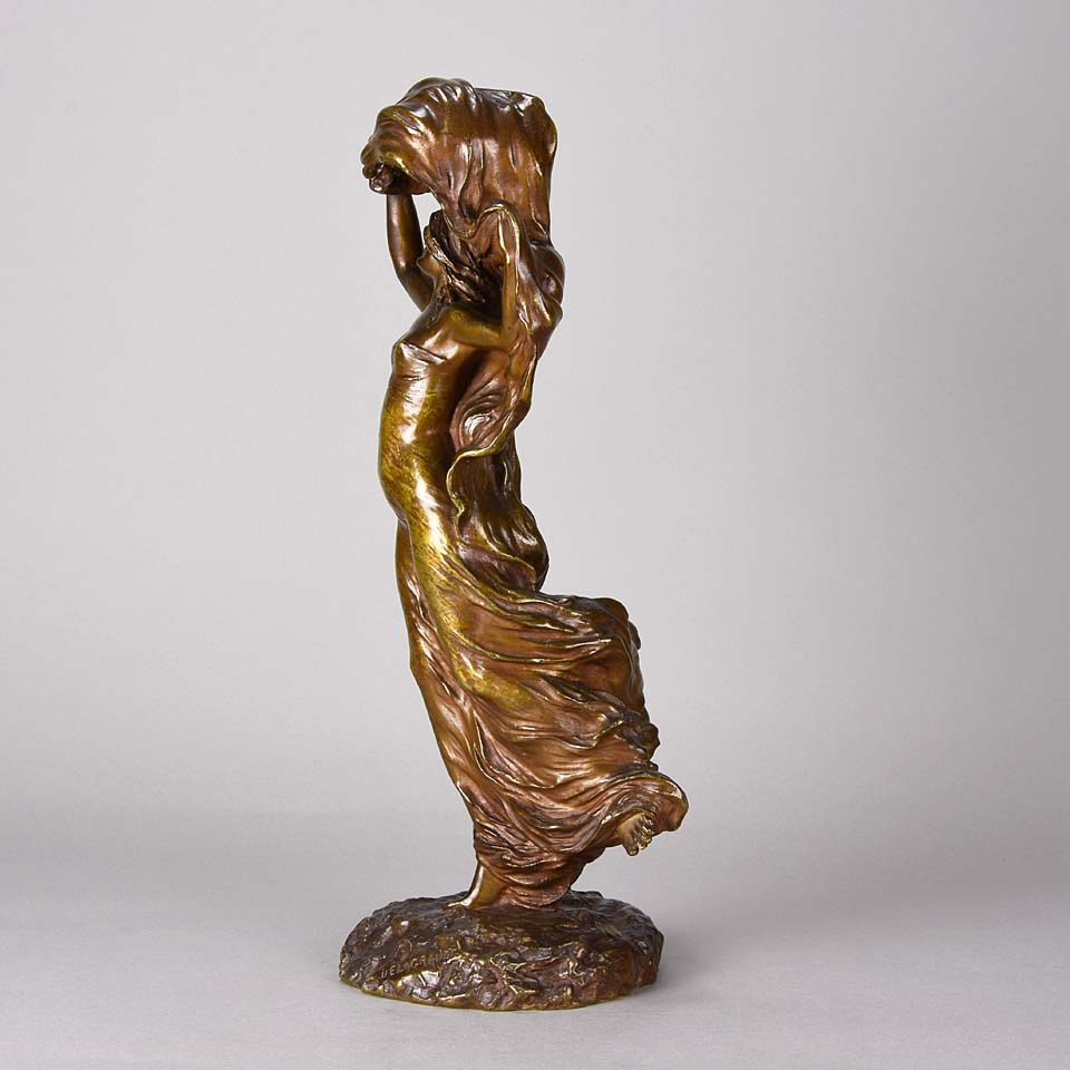 Art Nouveau Dancer  - Léon Delagrange Bronze - Hickmet Fine Arts
