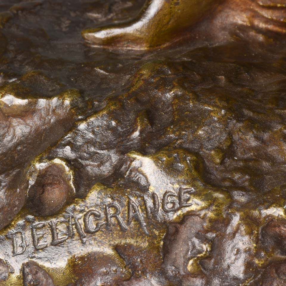 Art Nouveau Dancer  - Léon Delagrange Bronze - Hickmet Fine Arts