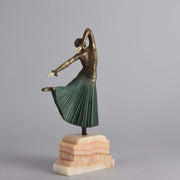 Chiparus Ayouta Art Deco Bronze Figure 