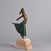 Chiparus Ayouta Art Deco Bronze Figure 