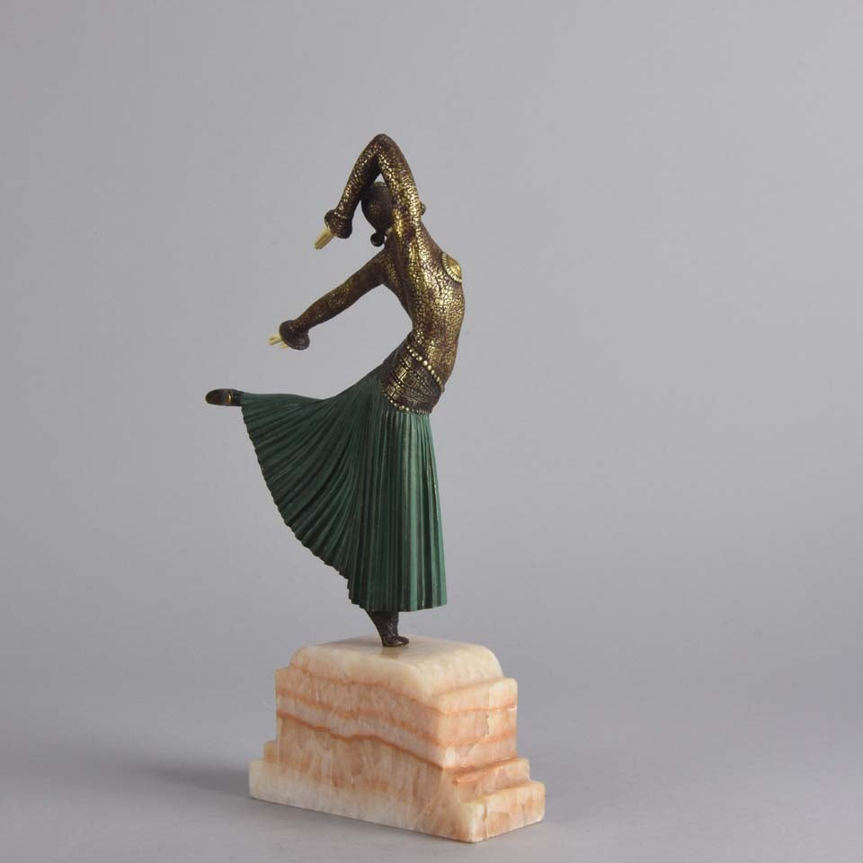 Chiparus Ayouta Art Deco Bronze Figure 