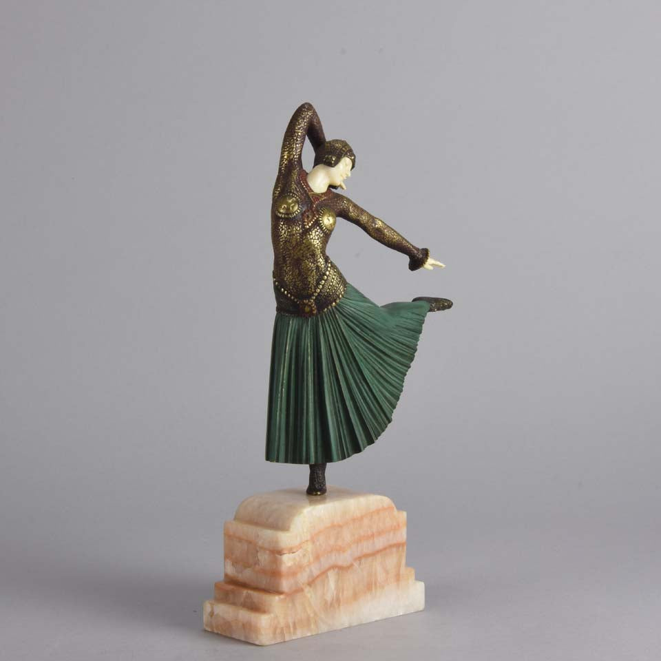 Chiparus Ayouta Art Deco Bronze Figure 