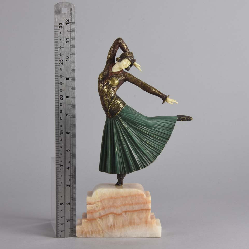 Chiparus Ayouta Art Deco Bronze Figure 