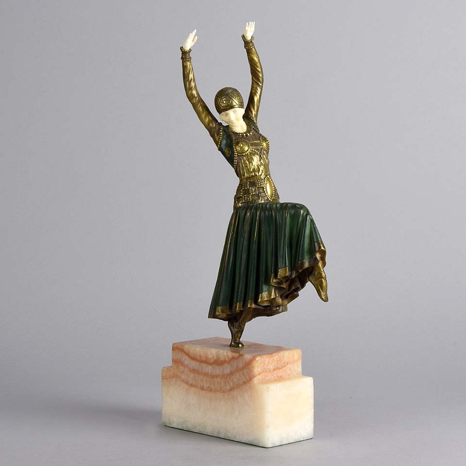 Chiparus Vested Dancer Art Deco Figure