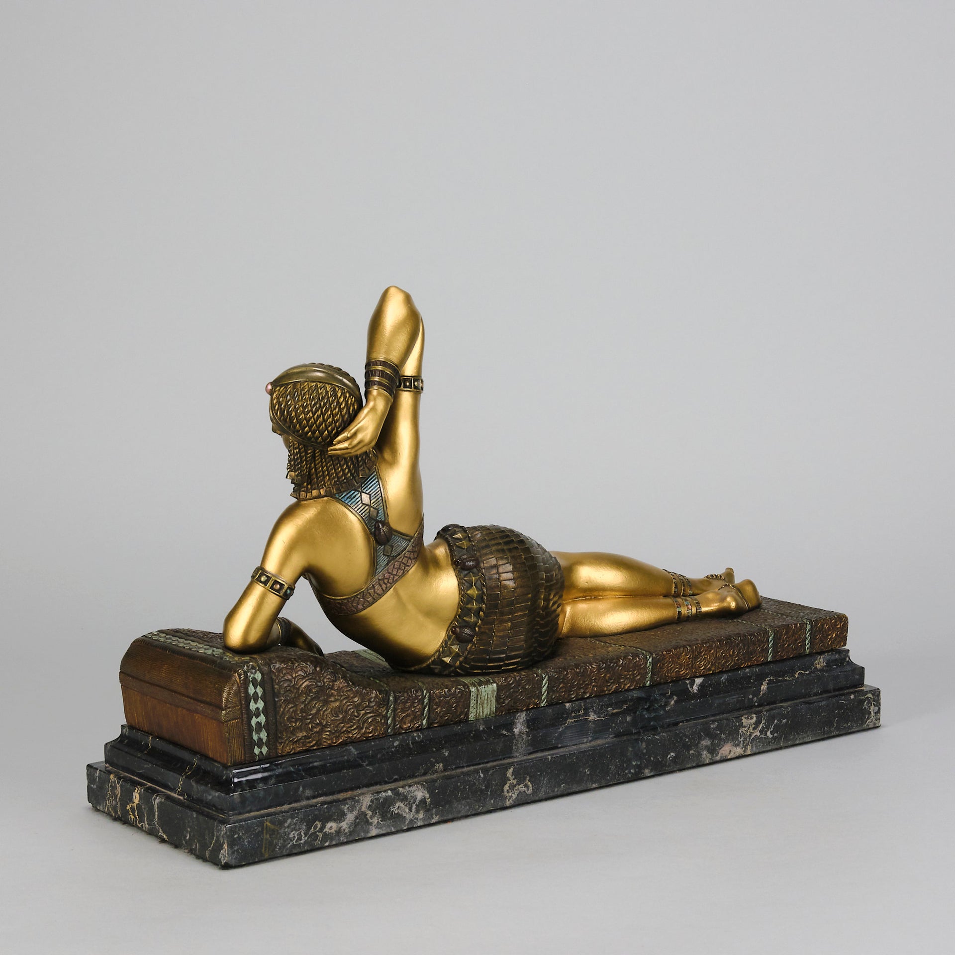 Chiparus - Cleopatra - Art deco figurines - Art Deco Sculpture - Art Deco Bronze Figurines - Art Deco Bronze Lady - Hickmet Fine Arts