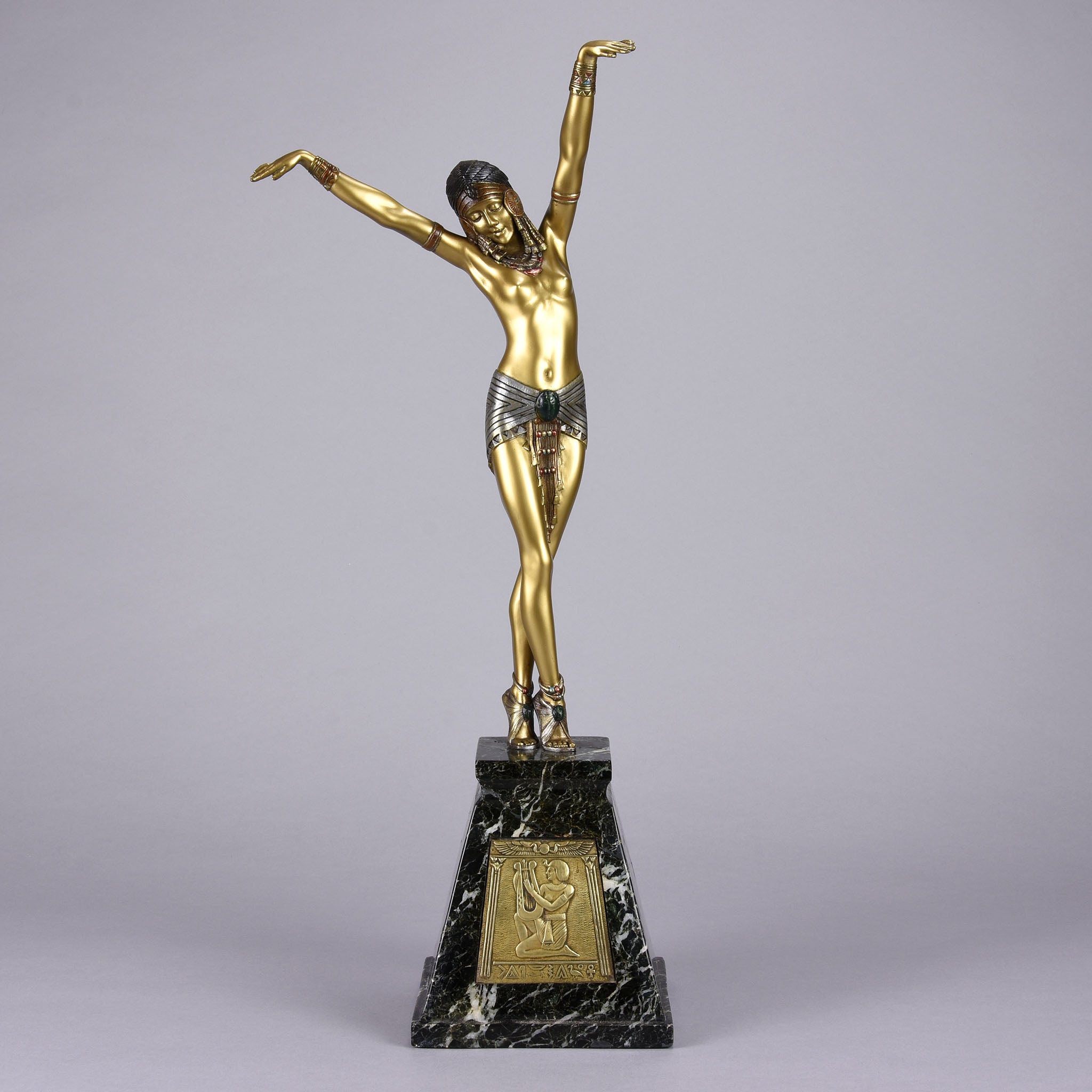 Demetre Chiparus- Egyptian Dancer - Art Deco Sculpture -Hickmet
