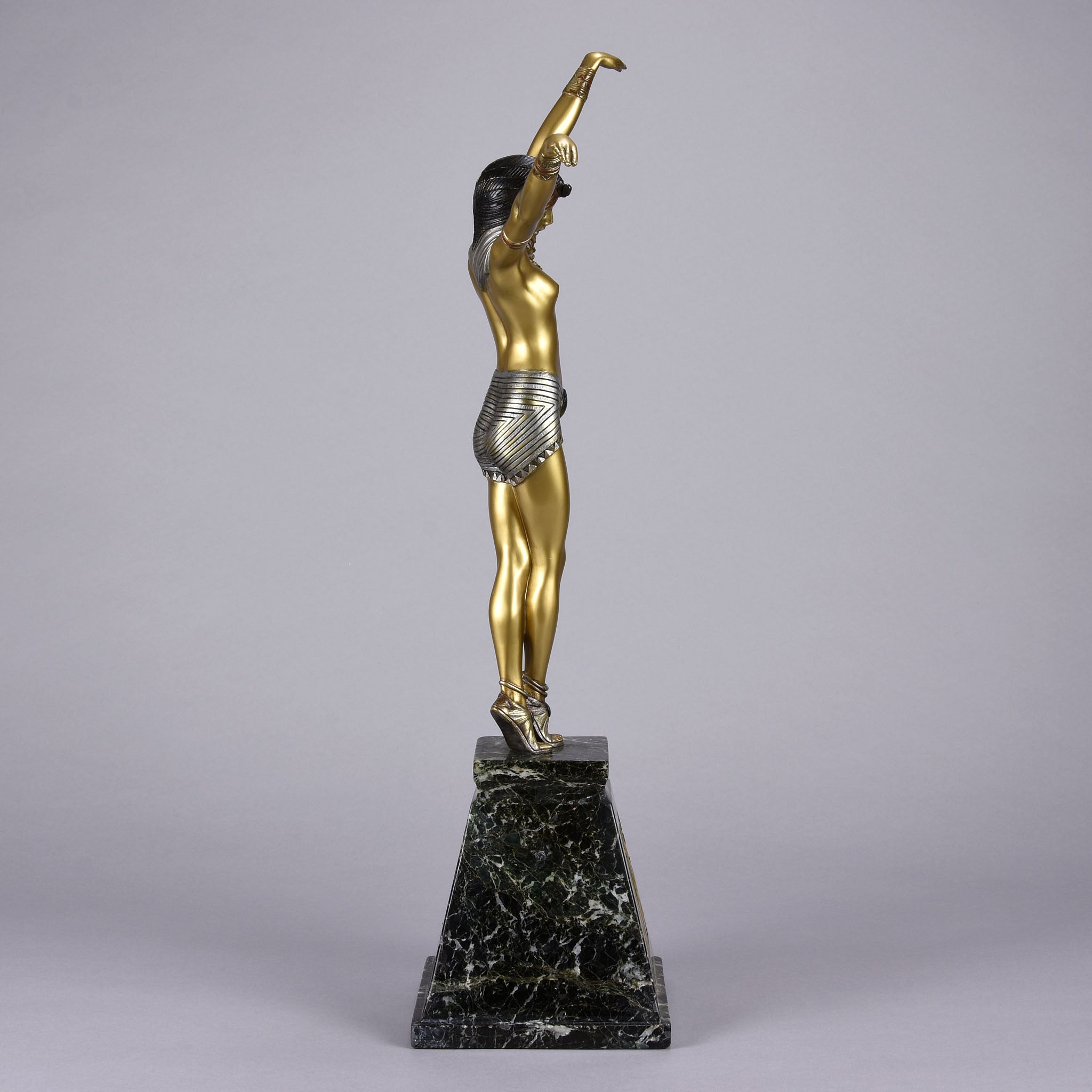 Demetre Chiparus- Egyptian Dancer - Art Deco Sculpture -Hickmet