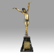 Demetre Chiparus Egyptian Dancer - Art Deco Bronze Sculpture -Hickmet Fine Arts