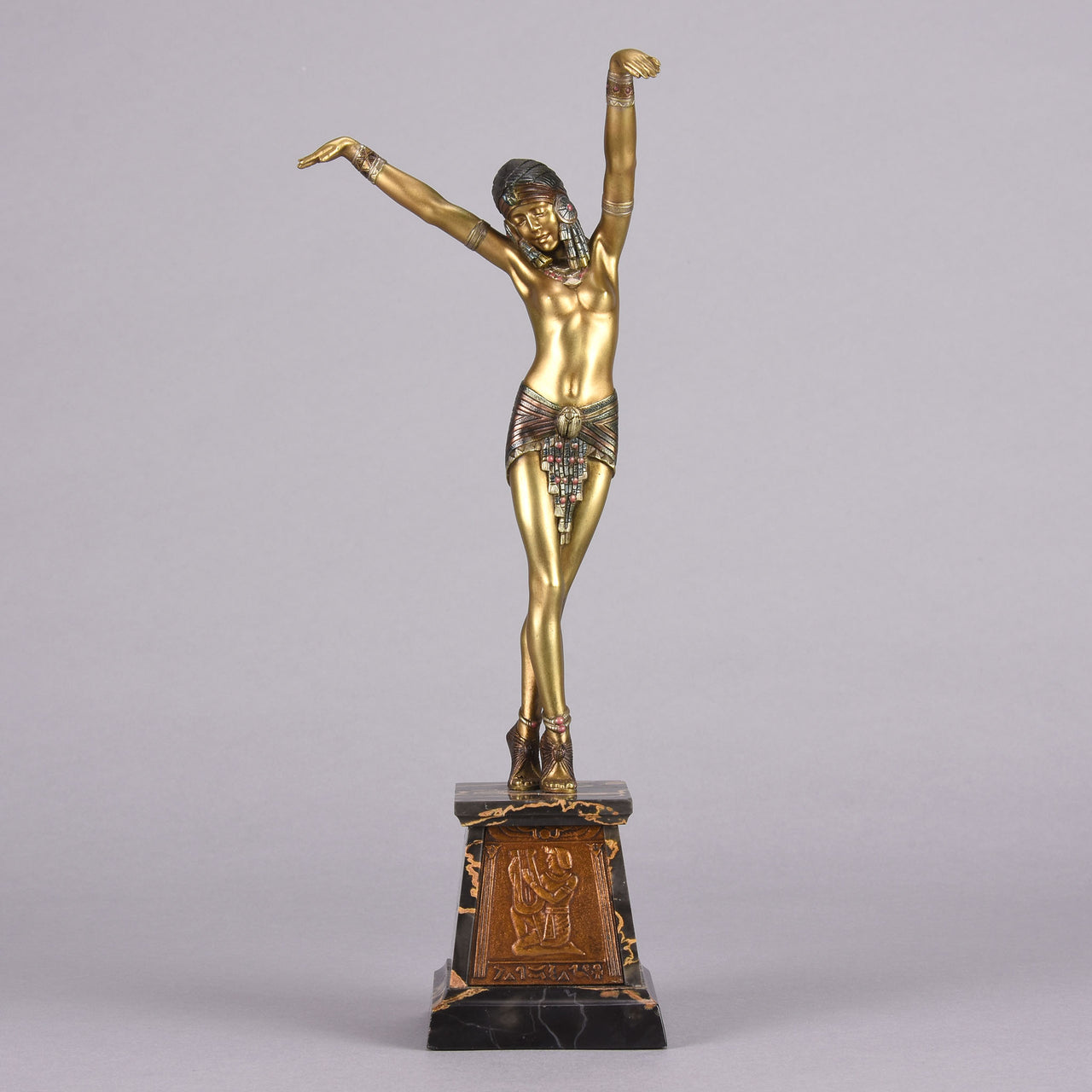 Demetre Chiparus Bronze - Egyptian Dancer - Hickmet Fine Arts