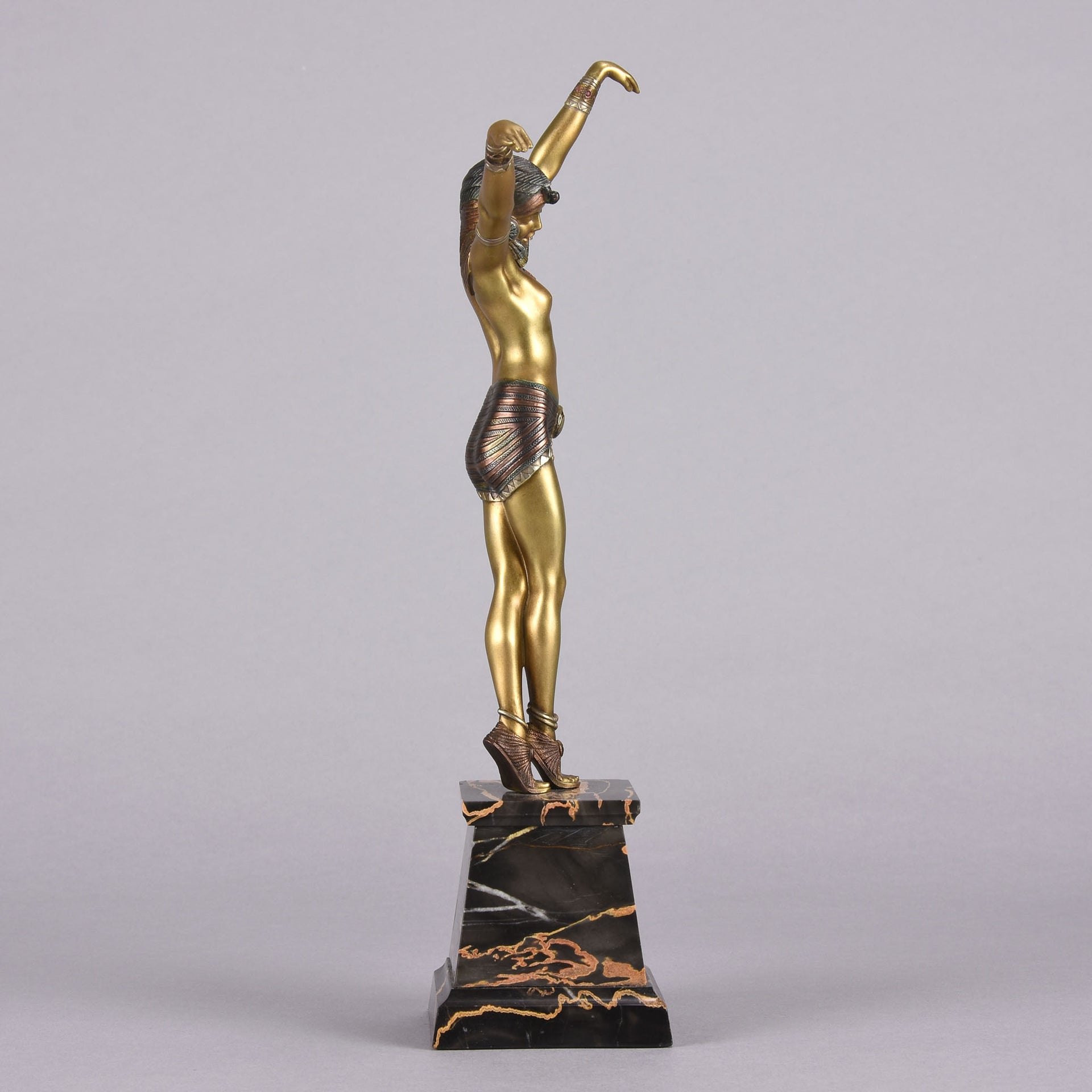 Demetre Chiparus Bronze - Egyptian Dancer - Hickmet Fine Arts