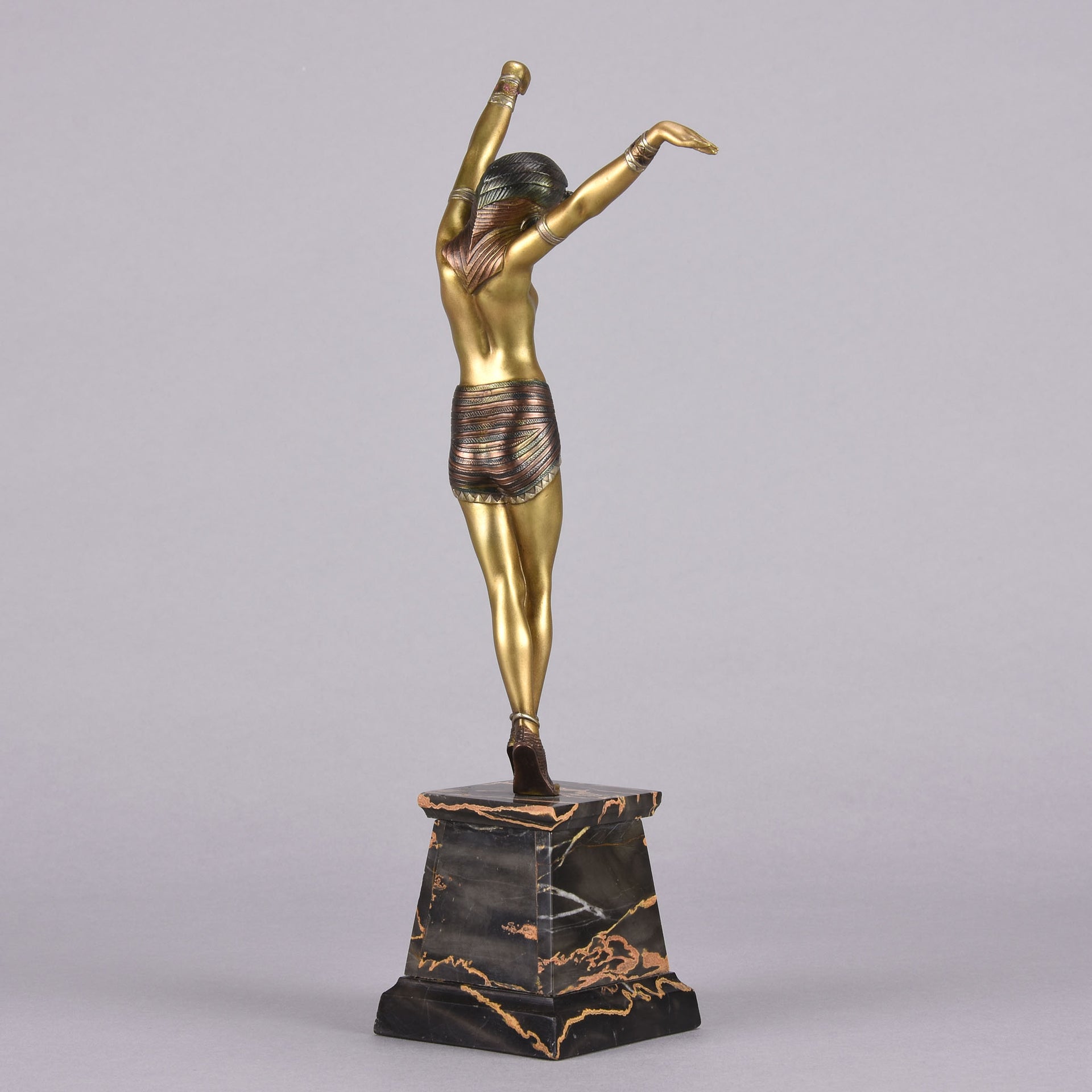 Demetre Chiparus Bronze - Egyptian Dancer - Hickmet Fine Arts