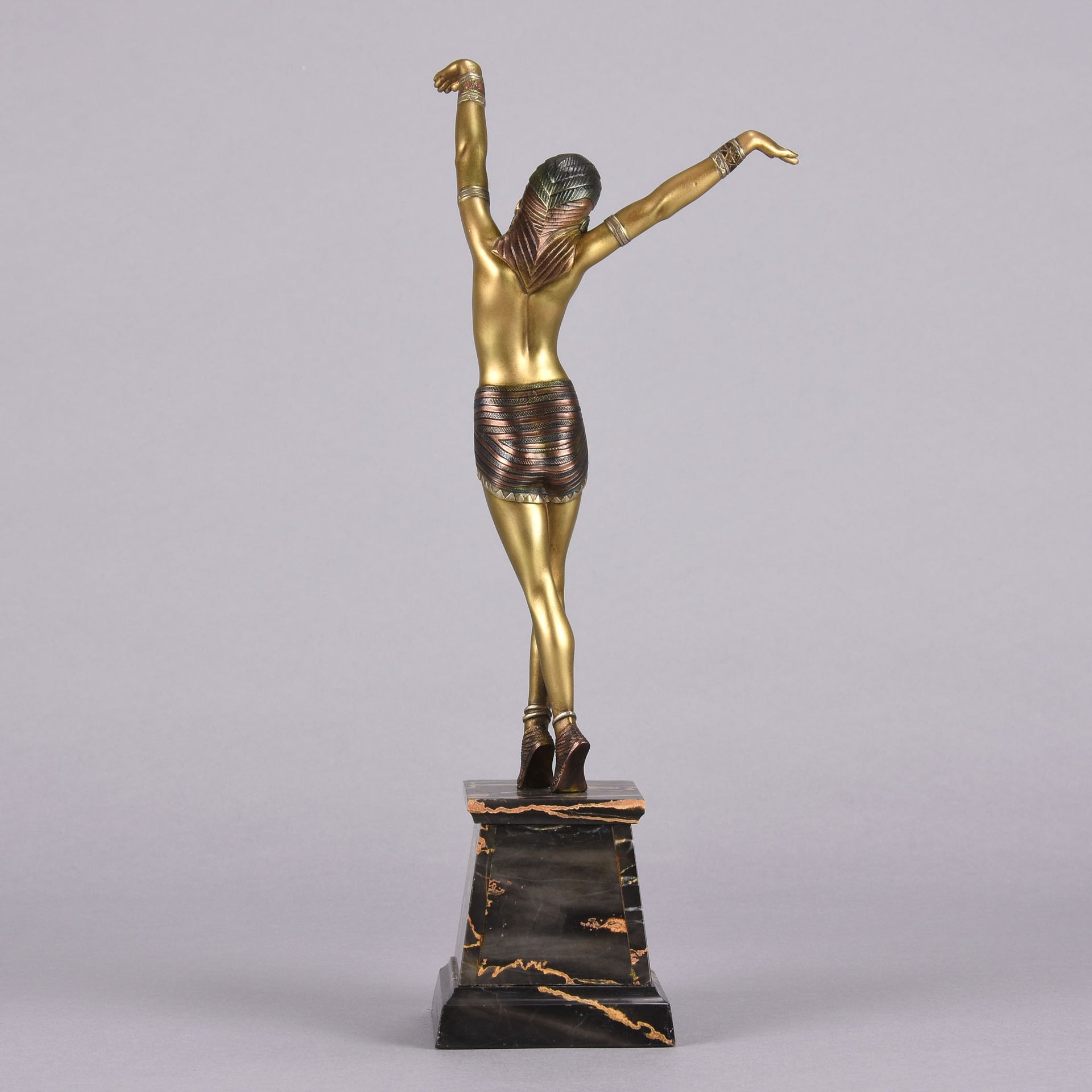 Demetre Chiparus Bronze - Egyptian Dancer - Hickmet Fine Arts