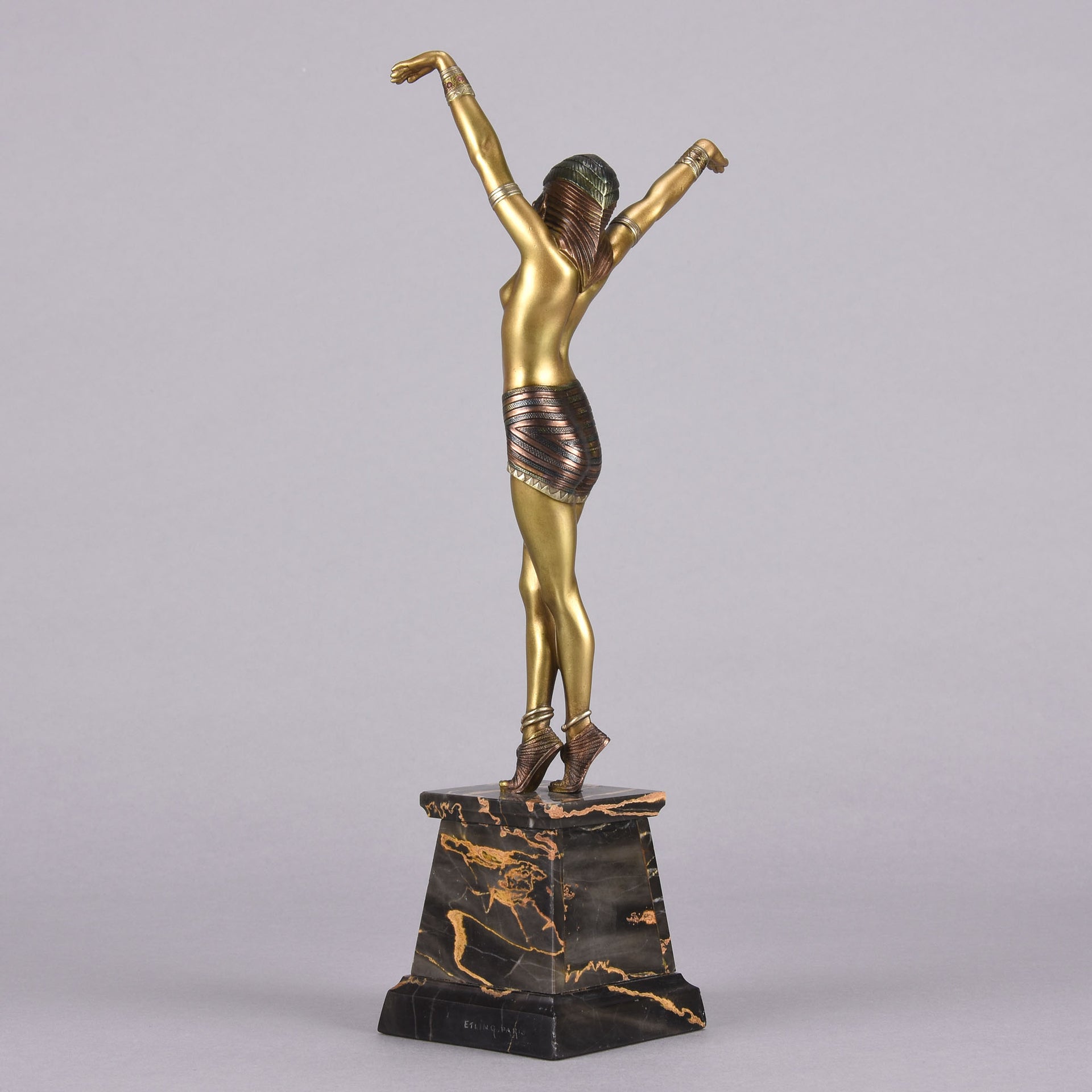 Demetre Chiparus Bronze - Egyptian Dancer - Hickmet Fine Arts