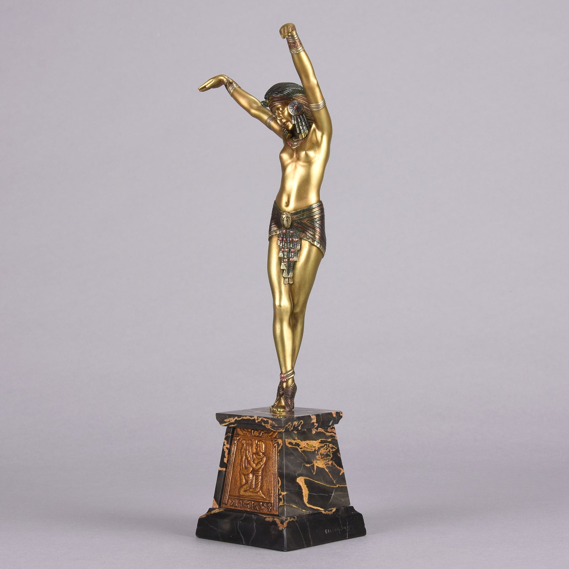 Demetre Chiparus Bronze - Egyptian Dancer - Hickmet Fine Arts