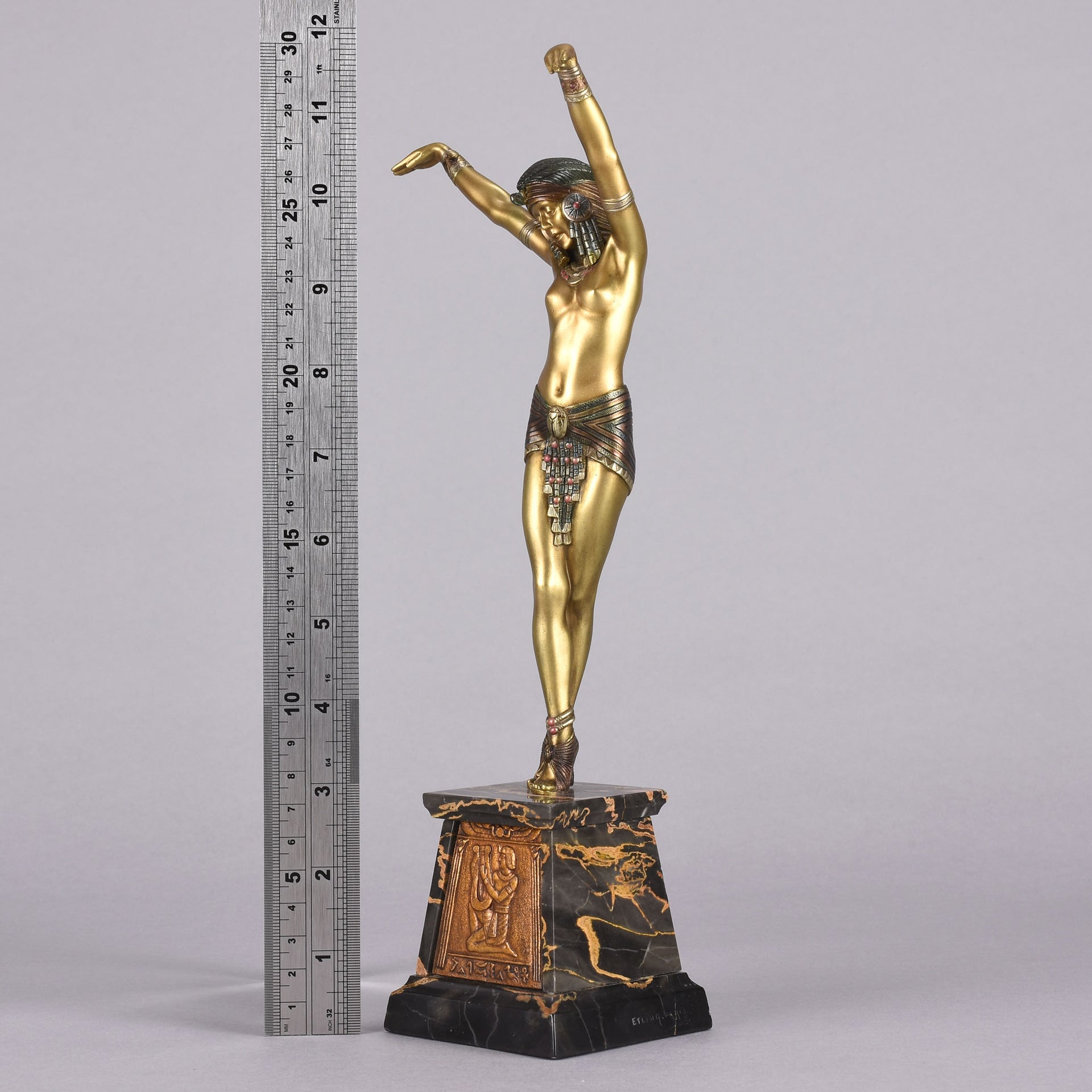 Demetre Chiparus Bronze - Egyptian Dancer - Hickmet Fine Arts