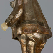 Bronze and ivory boy with hoop by Chiparus