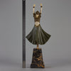 Chiparus Hindu Dancer Chryselephantine - Art Deco sculptures for sale - Deco Bronze - Chiparus Bronze - Hickmet Fine Arts