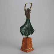 Chiparus - Hindu Dancer - Art Deco Figurines - Art Deco Sculpture - Demétre Chiparus - Art Deco Bronze - Art deco Bronze Lady - Chiparus Bronze - Antique Bronze - Hickmet Fine Arts