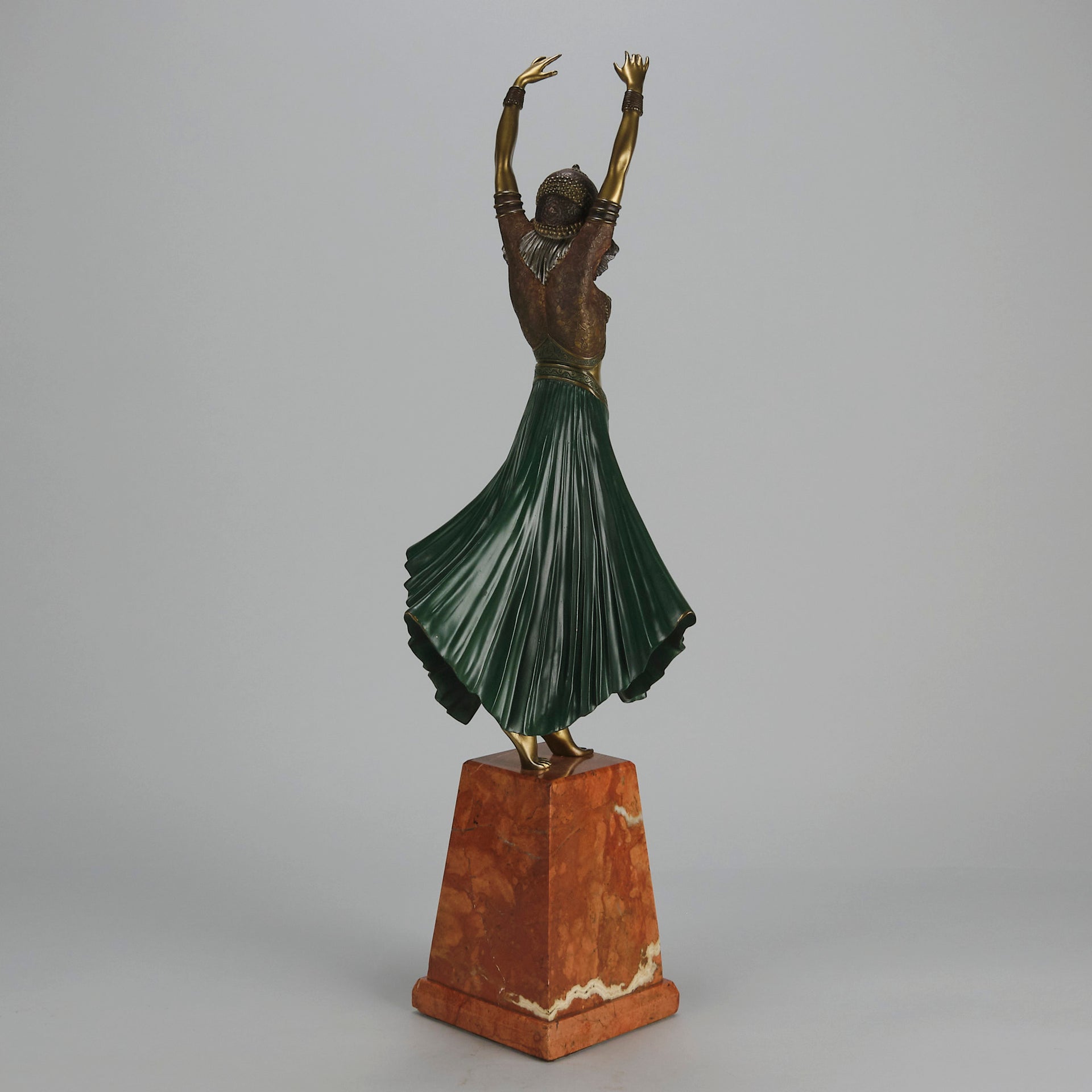 Chiparus - Hindu Dancer - Art Deco Figurines - Art Deco Sculpture - Demétre Chiparus - Art Deco Bronze - Art deco Bronze Lady - Chiparus Bronze - Antique Bronze - Hickmet Fine Arts