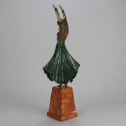 Chiparus - Hindu Dancer - Art Deco Figurines - Art Deco Sculpture - Demétre Chiparus - Art Deco Bronze - Art deco Bronze Lady - Chiparus Bronze - Antique Bronze - Hickmet Fine Arts