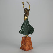 Chiparus - Hindu Dancer - Art Deco Figurines - Art Deco Sculpture - Demétre Chiparus - Art Deco Bronze - Art deco Bronze Lady - Chiparus Bronze - Antique Bronze - Hickmet Fine Arts
