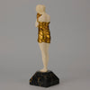 Chiparus Figure - D H Chiparus 'Little Sad One' - Chiparus Bronze - Antique Bronze - Hickmet Fine Arts