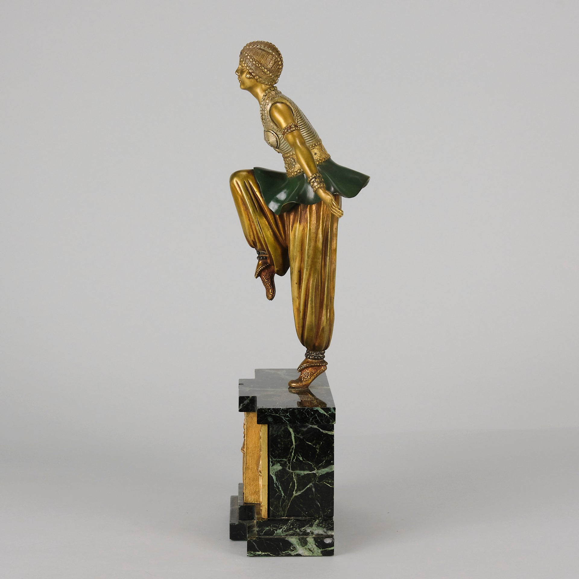 Chiparus Oriental Dancer - Demetre Chiparus Bronze - Hickmet Fine Arts