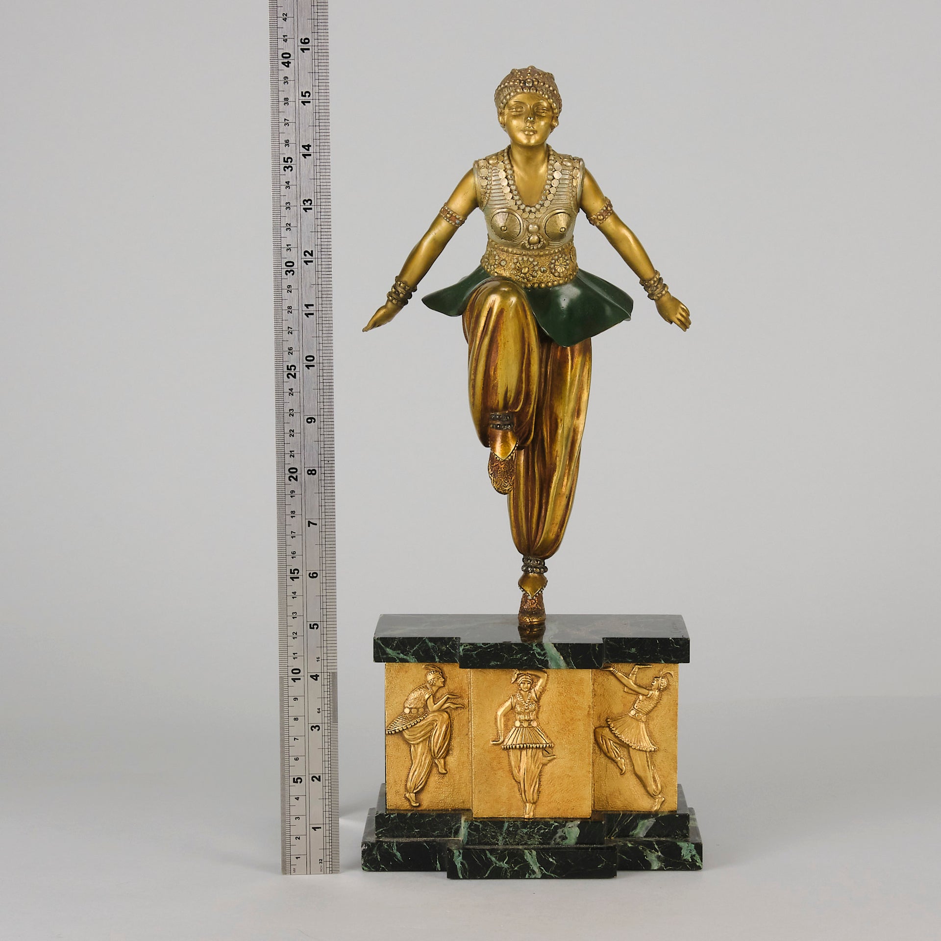 Chiparus Oriental Dancer - Demetre Chiparus Bronze - Hickmet Fine Arts