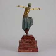 Chiparus bronze and ivory Shimmer