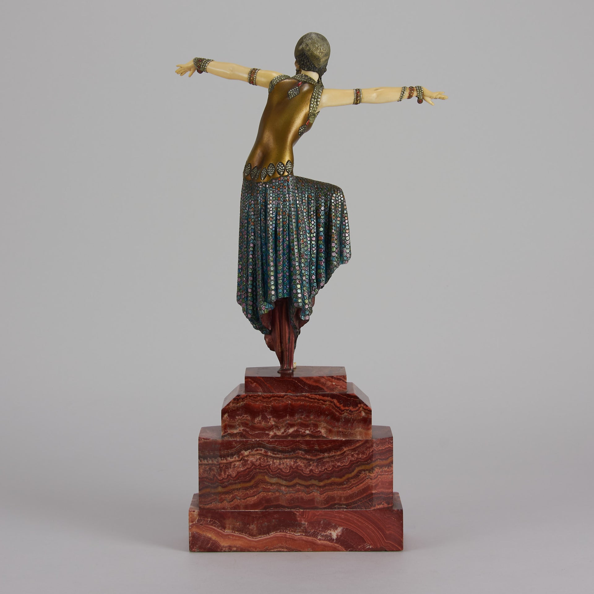 Chiparus bronze and ivory Shimmer