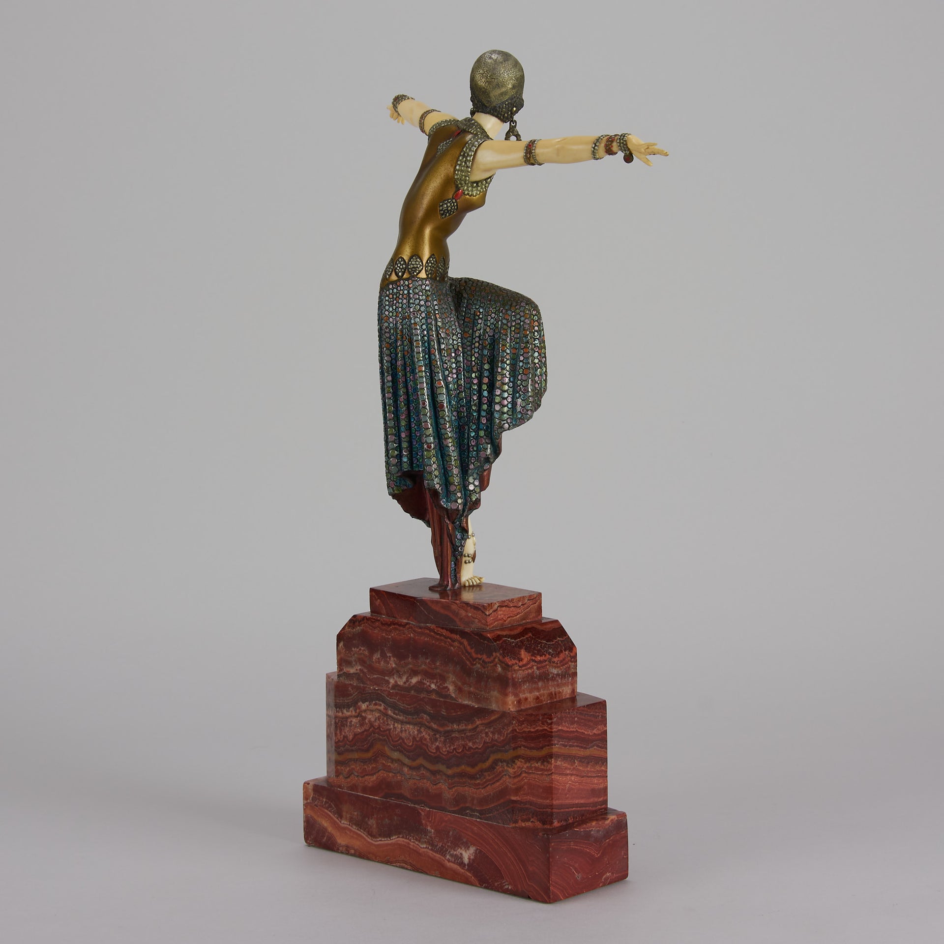 Chiparus bronze and ivory Shimmer