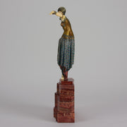 Chiparus bronze and ivory Shimmer