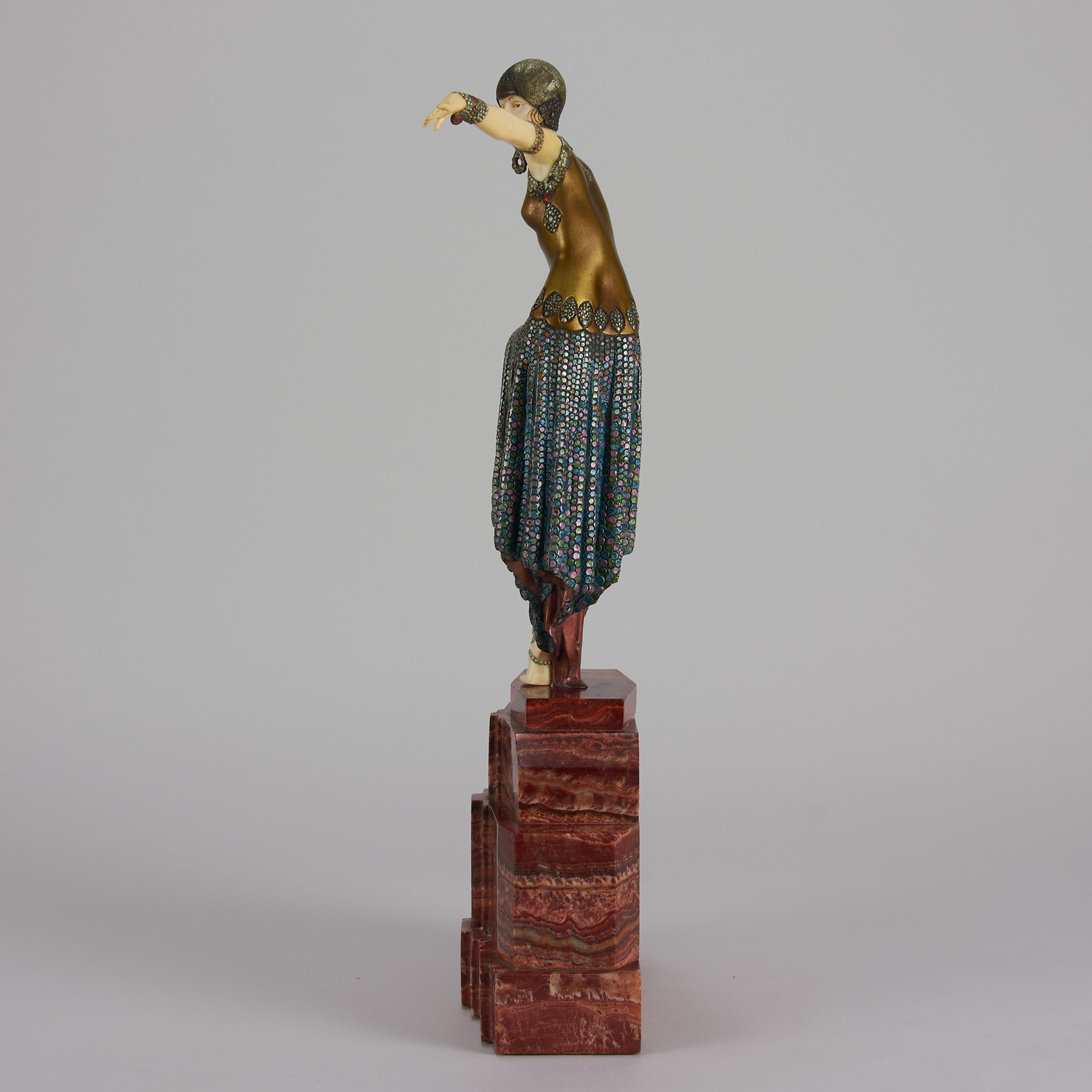 Chiparus bronze and ivory Shimmer