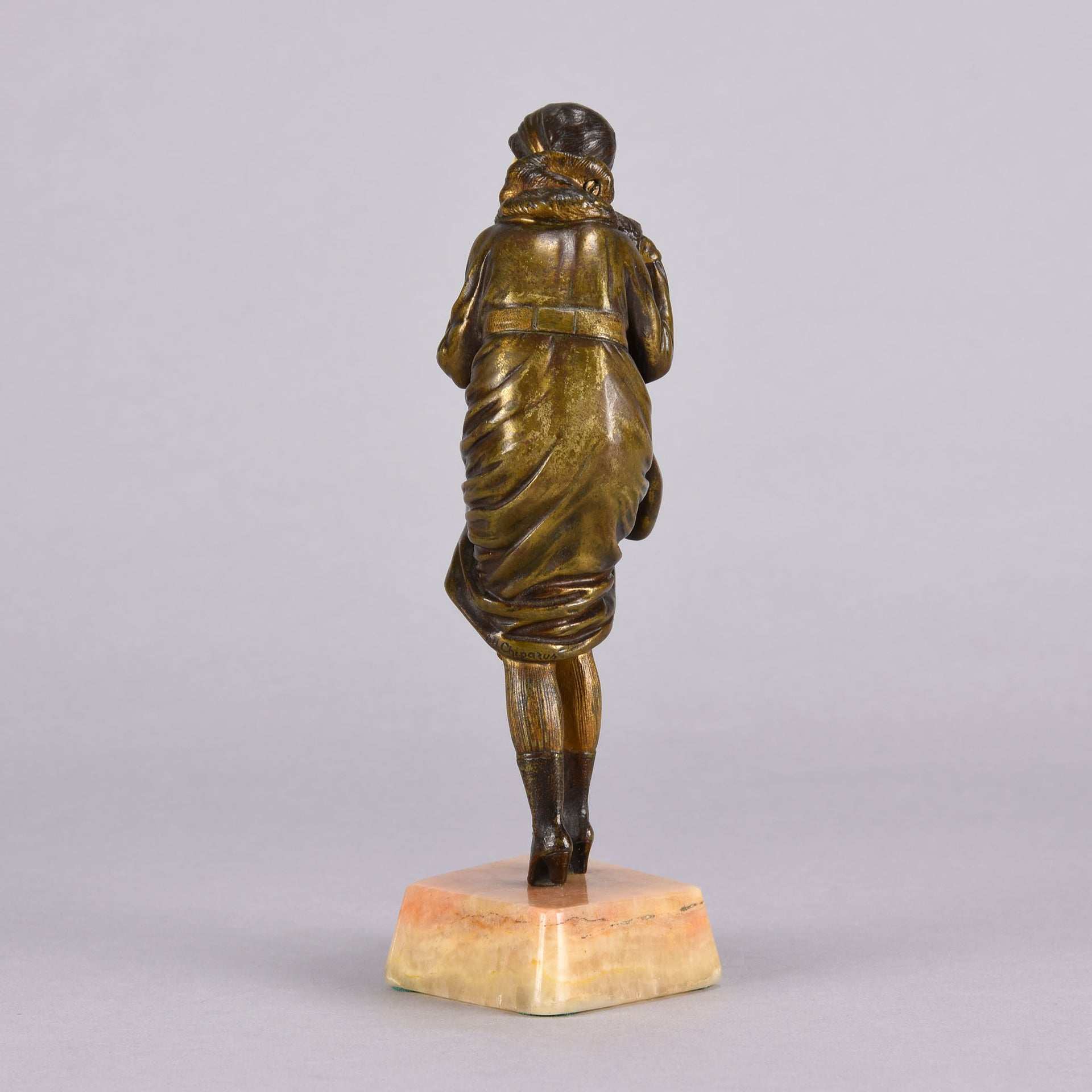 Chiparus Squall - Art Deco Figure The Squall - Hickmet Fine Arts 