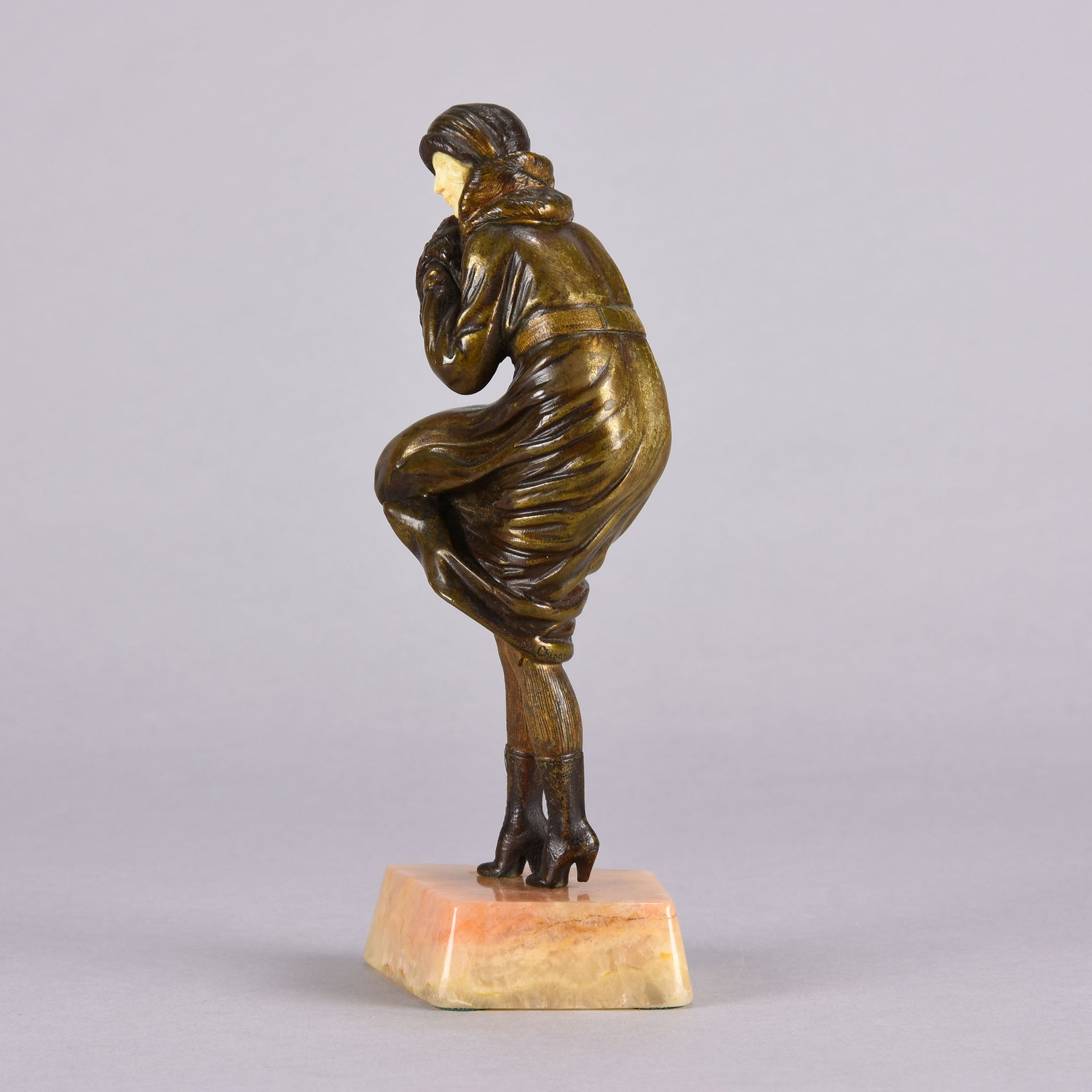 Chiparus Squall - Art Deco Figure The Squall - Hickmet Fine Arts 