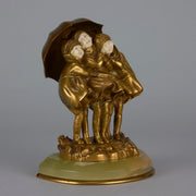 Chiparus Demetre bronze and ivory three girls