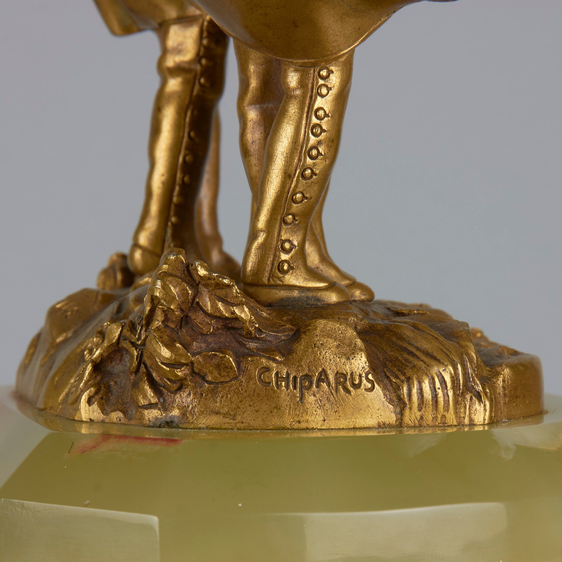 Chiparus Demetre bronze and ivory three girls