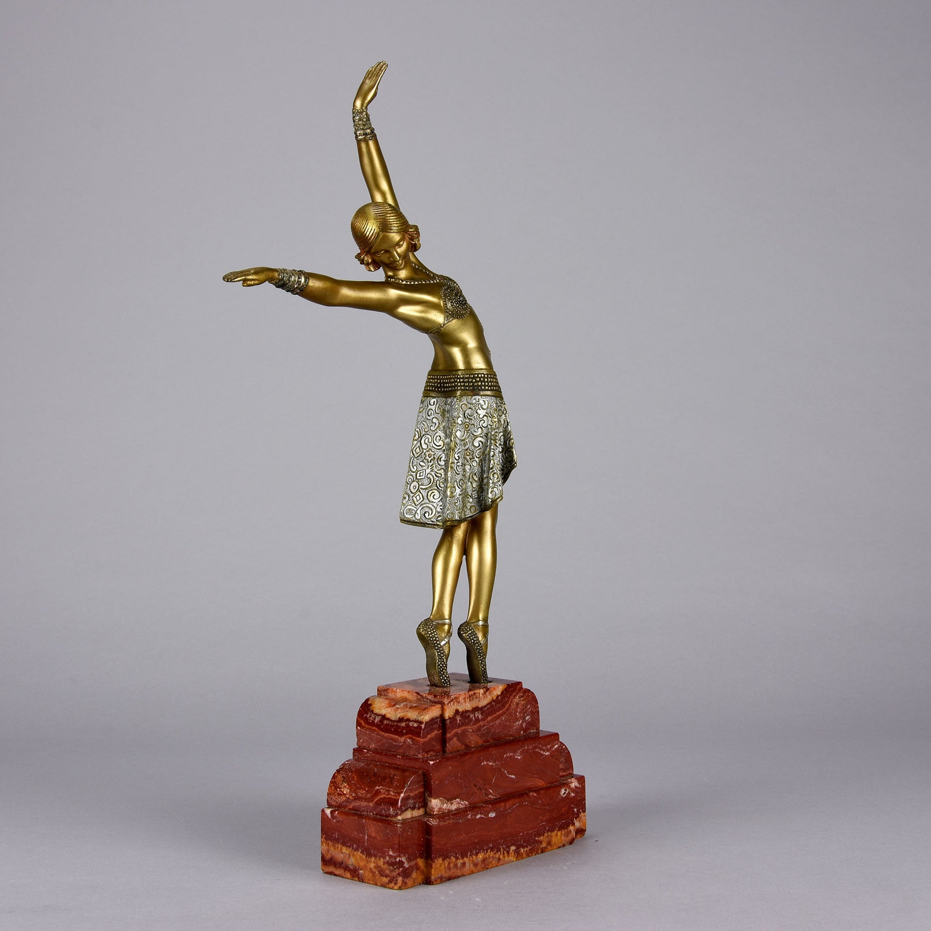 Demetre Chiparus Vedette - Art Deco Bronze -Hickmet Fine Arts