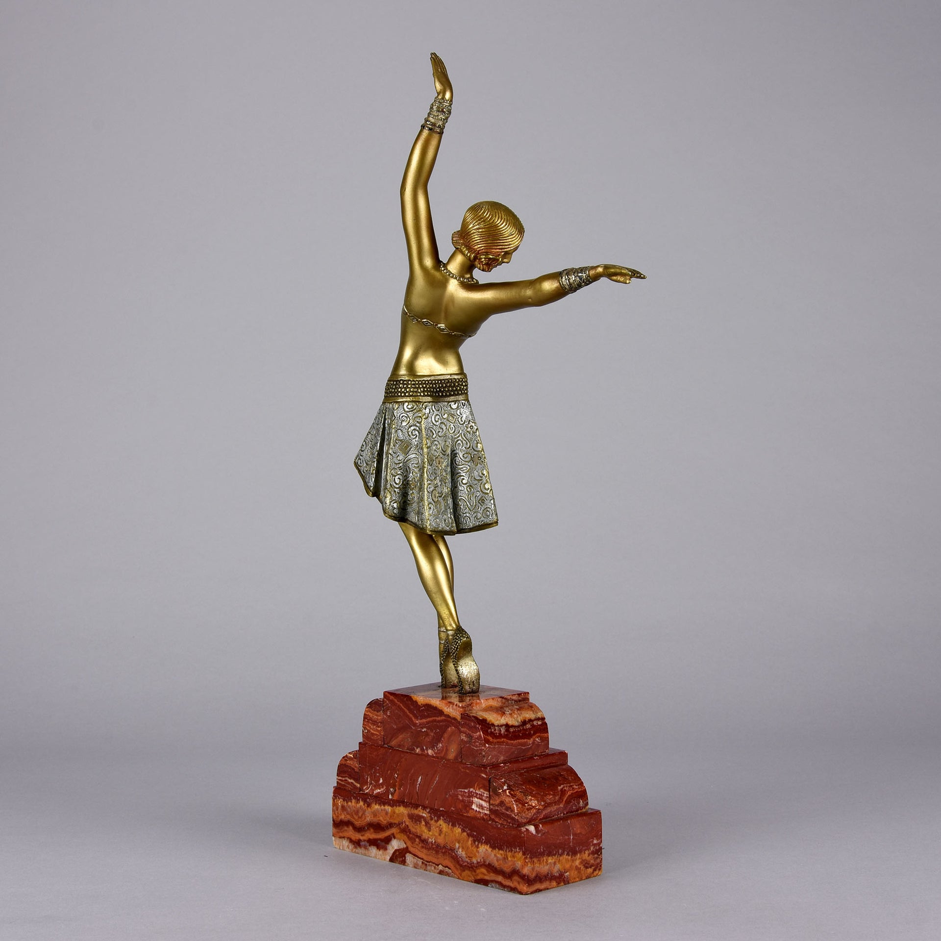 Demetre Chiparus Vedette - Art Deco Bronze -Hickmet Fine Arts
