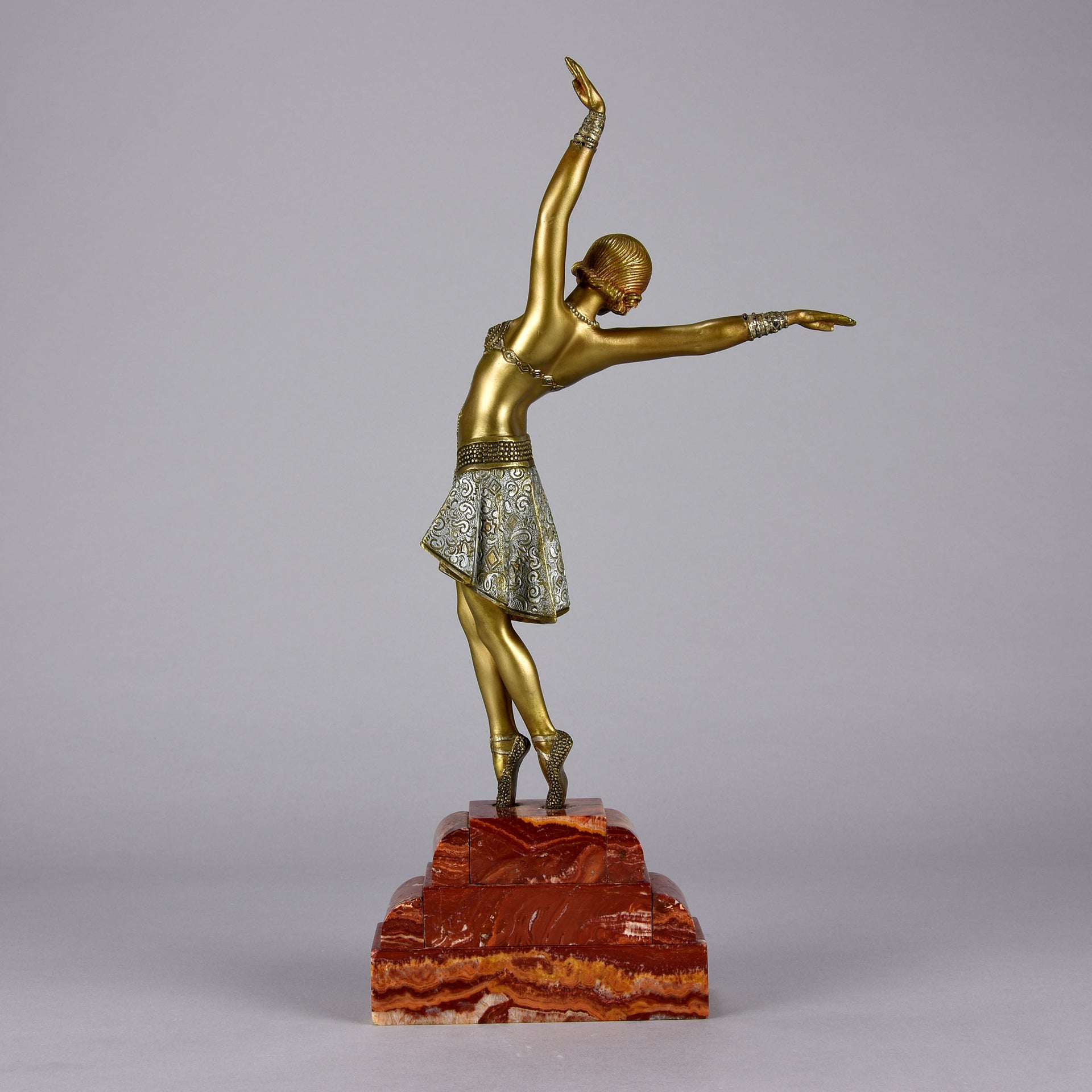 Demetre Chiparus Vedette - Art Deco Bronze -Hickmet Fine Arts
