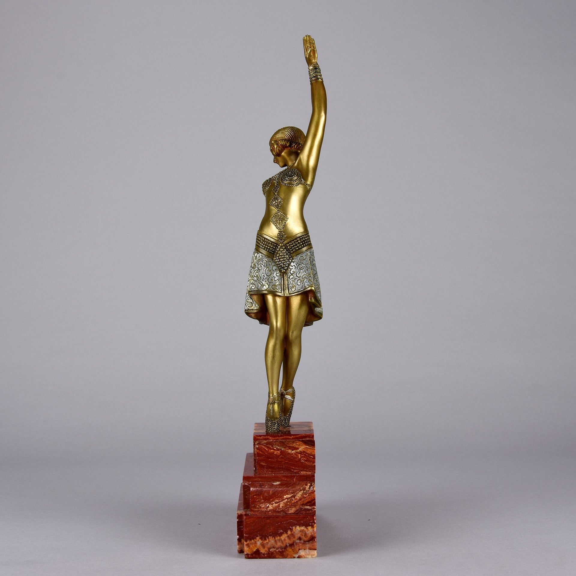 Demetre Chiparus Vedette - Art Deco Bronze -Hickmet Fine Arts