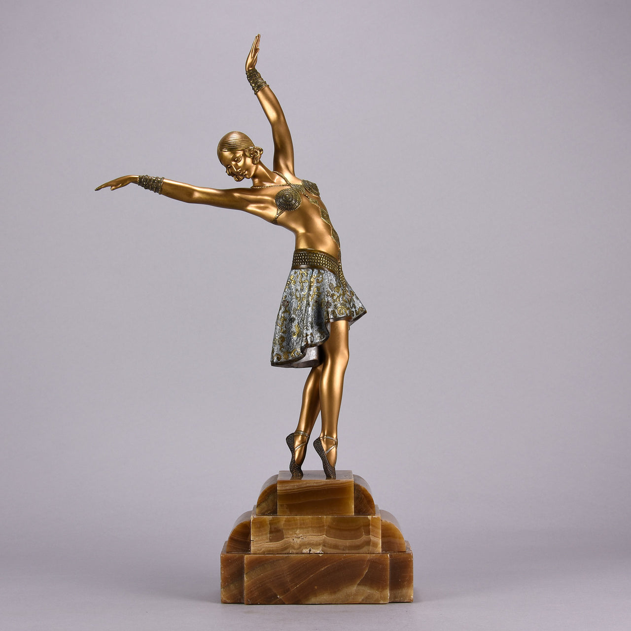 Demetre Chiparus Vedette - Art Deco Bronze- Hickmet Fine Arts